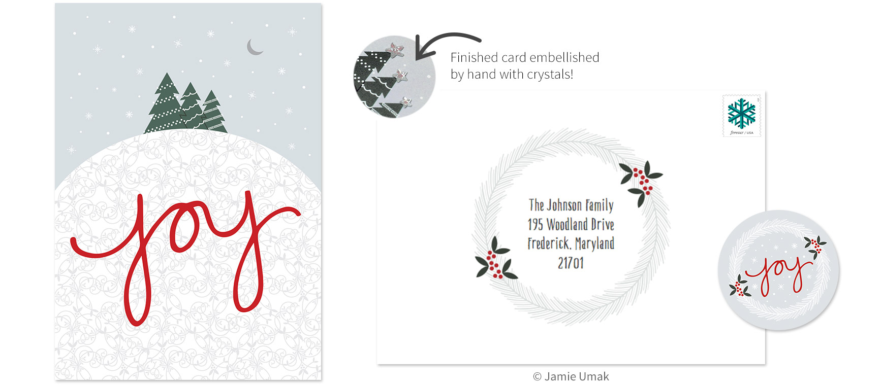 Joy Greeting Card