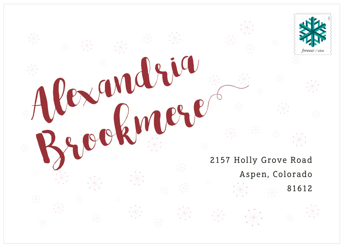 Holiday 2016 - Envelope