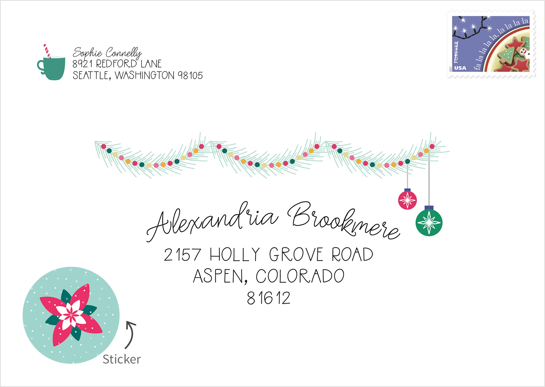 Holiday 2017 - Envelope
