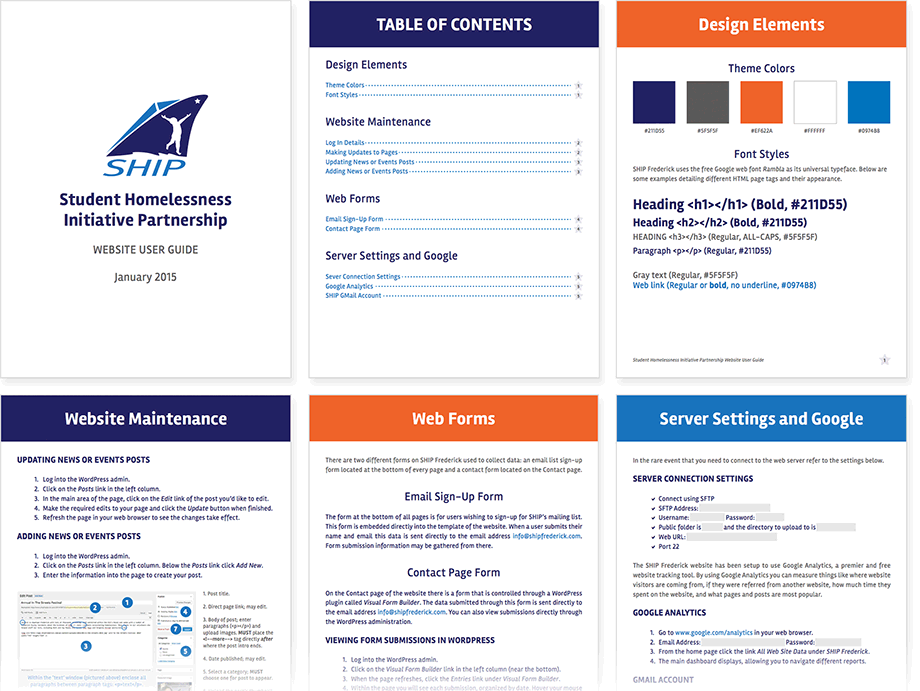 SHIP - User/Style Guide